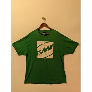 FMF Racing T Shirt Mens XL Green Good Graphic Motocross Dirt Bike Tee